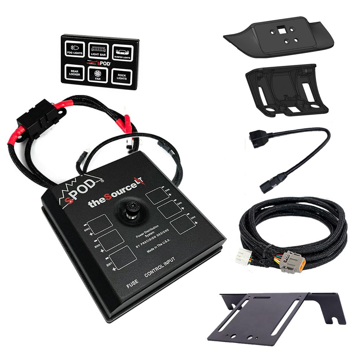 23+ Ford F250/F350 sPOD Mini6 SourceLT Power Management Kit