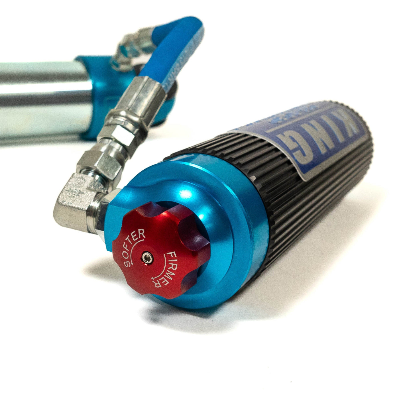 23+ INEOS Grenadier Complete King Shocks Package w/ Adjusters Front View