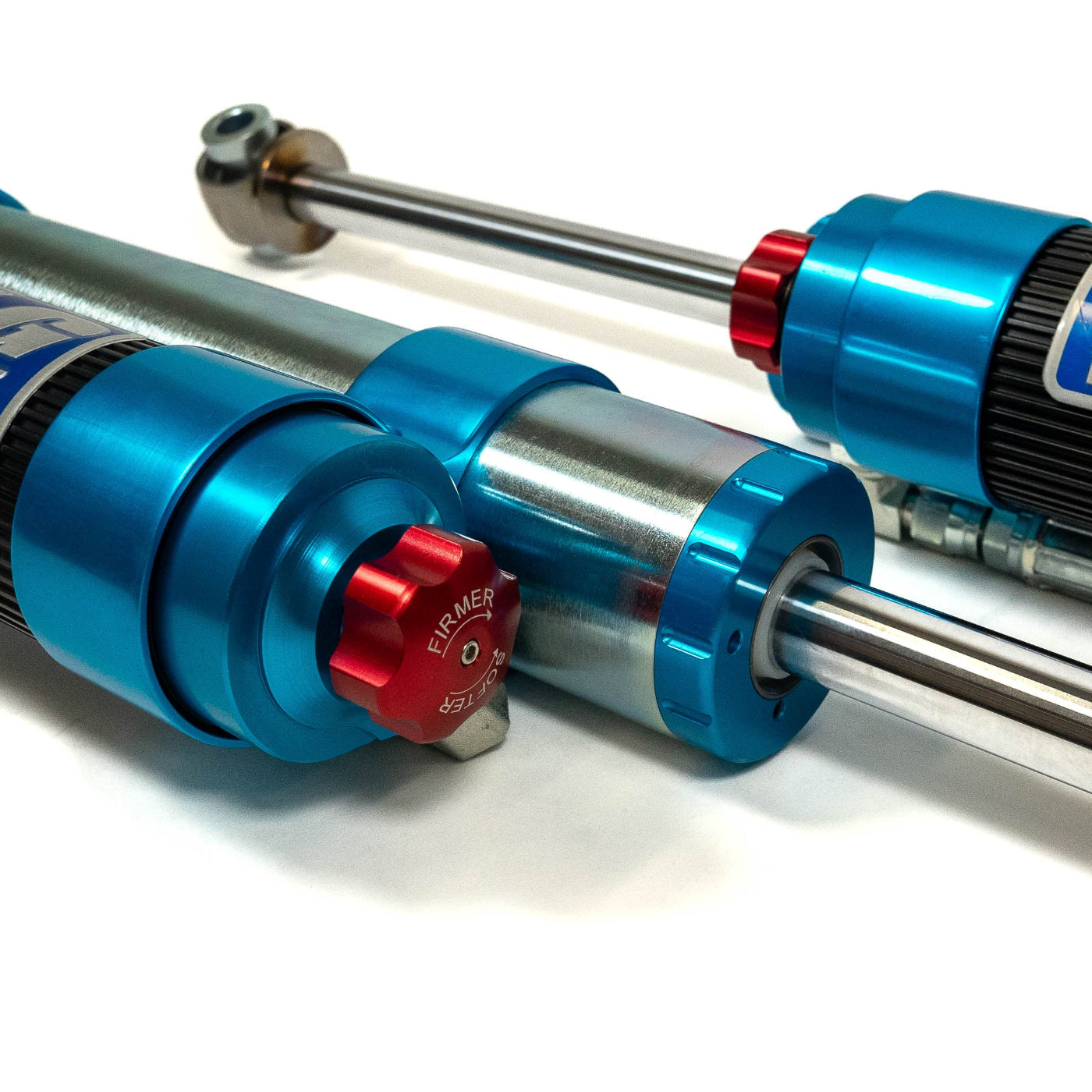 23+ INEOS Grenadier Complete King Shocks Package w/ Adjusters Front View