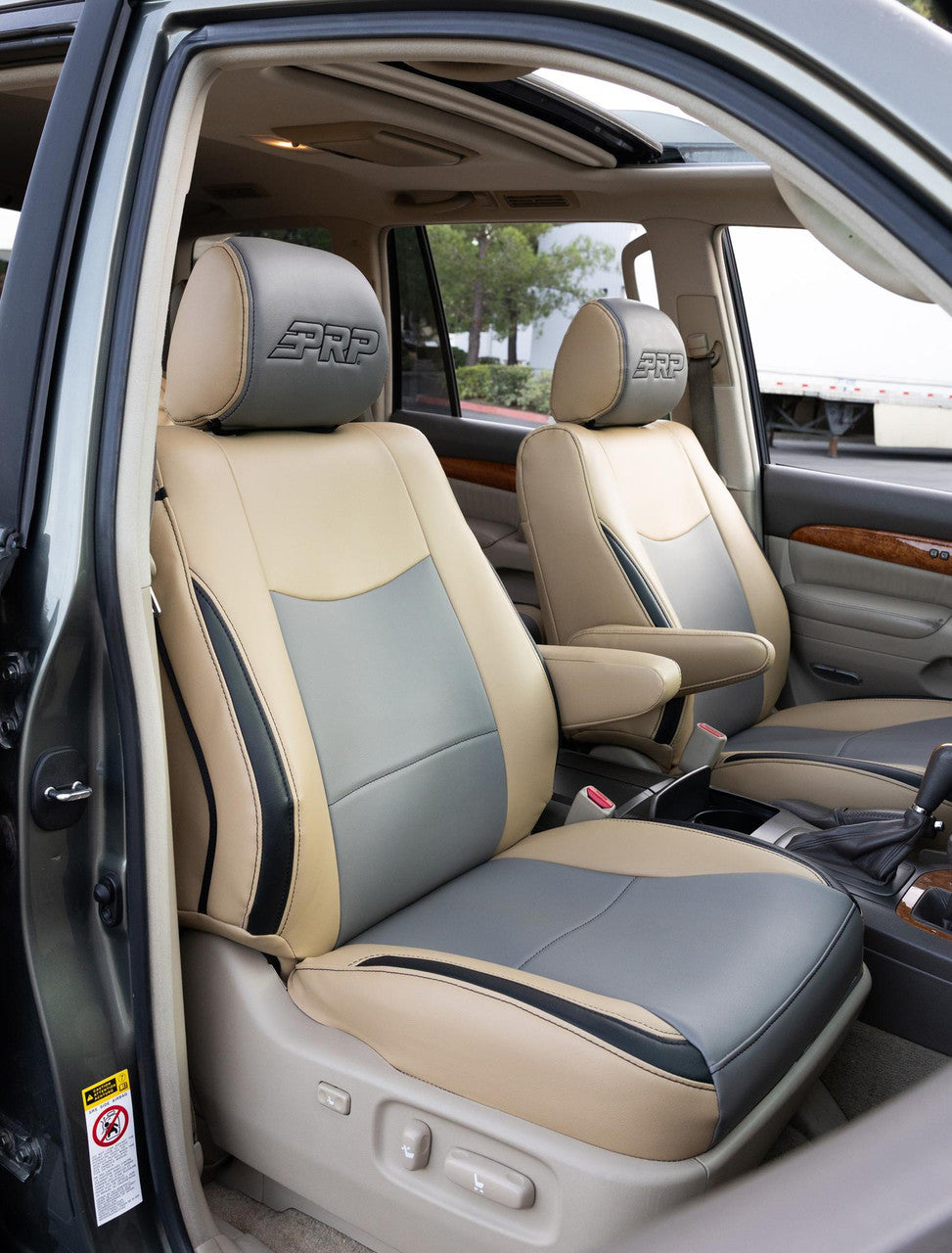Front Seat Covers for 2003-2009 Lexus GX470 (Pair) Front View
