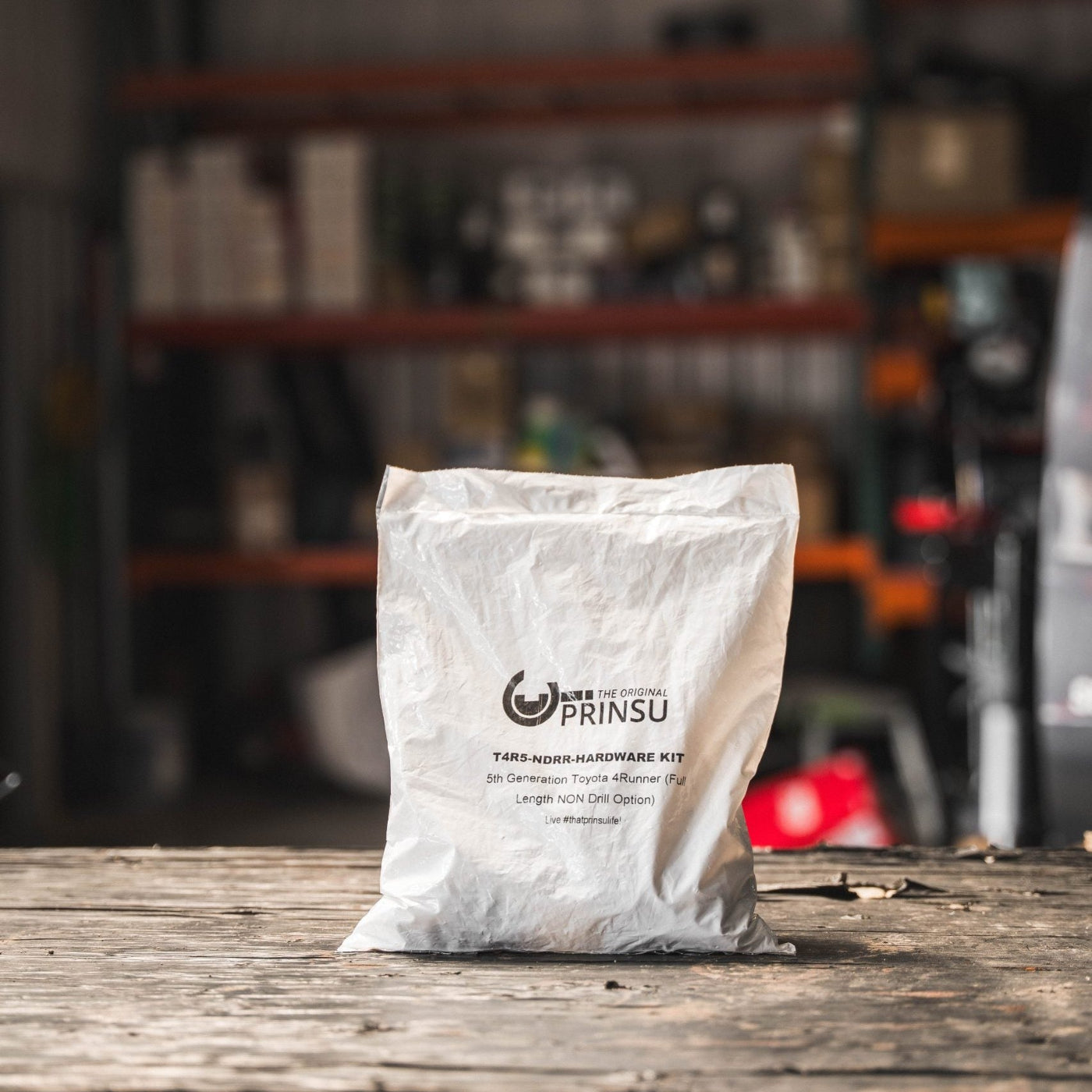 Prinsu Rack Hardware Kit Front View