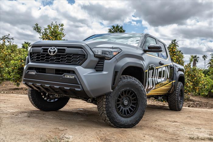 ICON 2024 Toyota Tacoma 1.25-3" Lift, Stage 9 Suspension System, Tubular, Triple Rate Rear Springs Front View