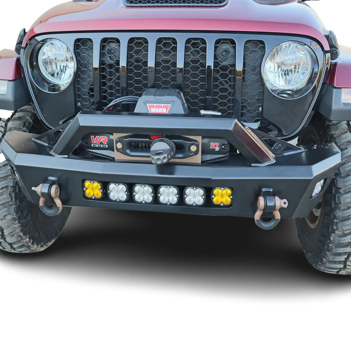 2020-2022 JEEP GLADIATOR & JL OCTANE FRONT BUMPER Front View
