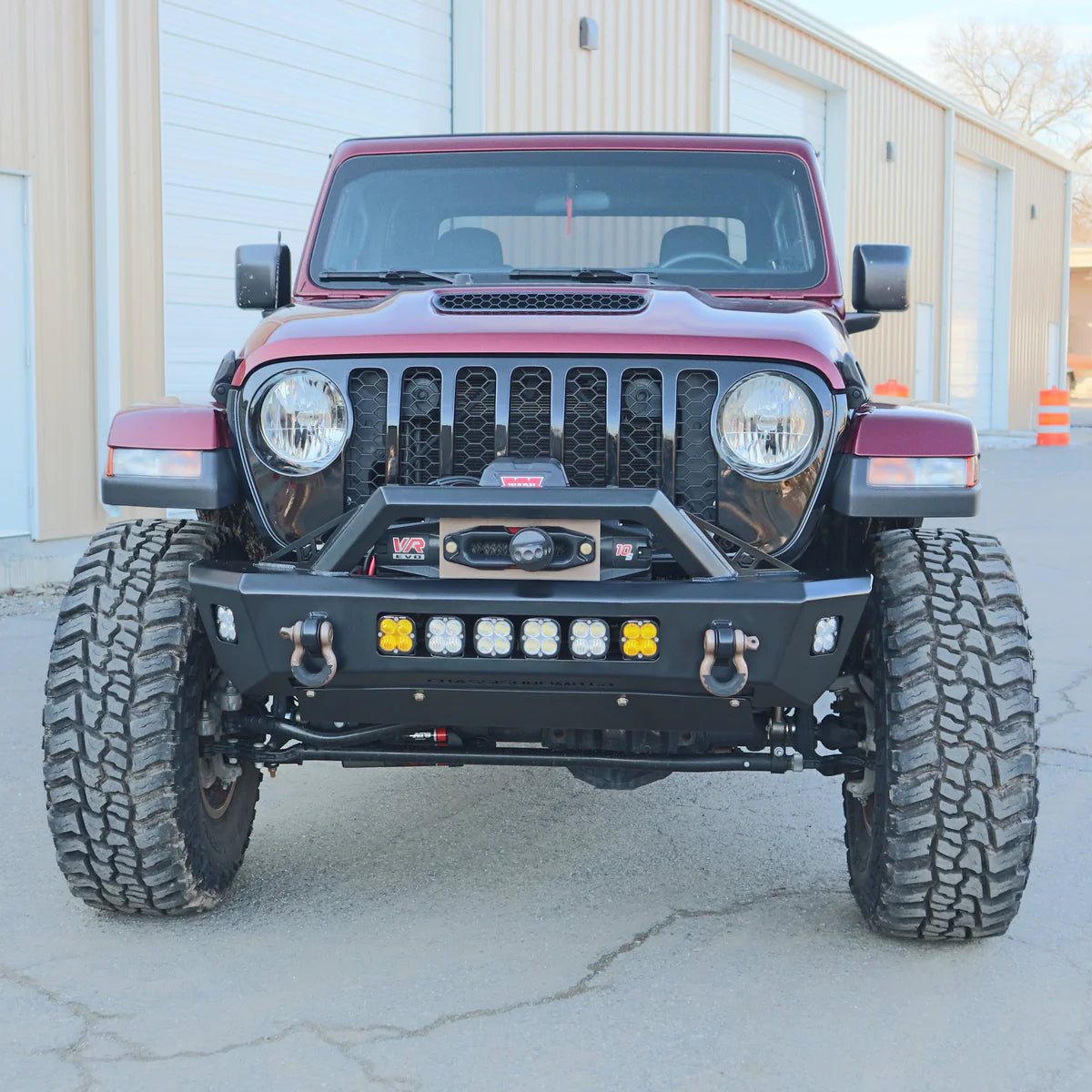 2020-2022 JEEP GLADIATOR & JL OCTANE FRONT BUMPER Front View