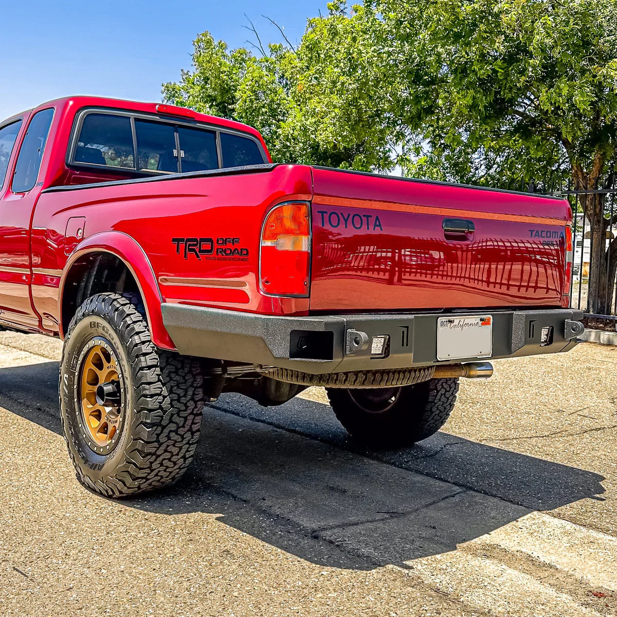 1995-2004 TOYOTA TACOMA HIGH CLEARANCE REAR BUMPER Front View