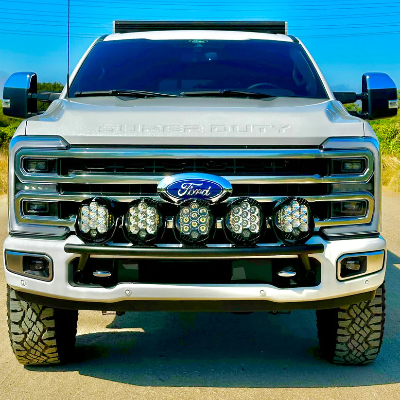 2017-2024 Ford Super Duty Light Mount "The Classic" Trophy Truck Style for 5 Round Lights