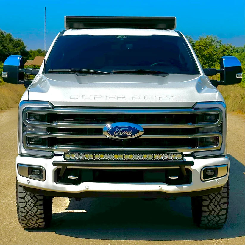 2017-2024 Ford Super Duty Light Mount "Low Pro" Series for 40" Baja Designs OnX6 Arc Light Bar