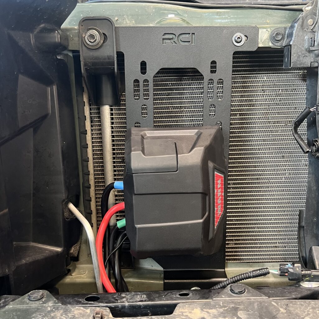 RCI Winch Control Box Relocation Bracket | 16-23 Tacoma Front View