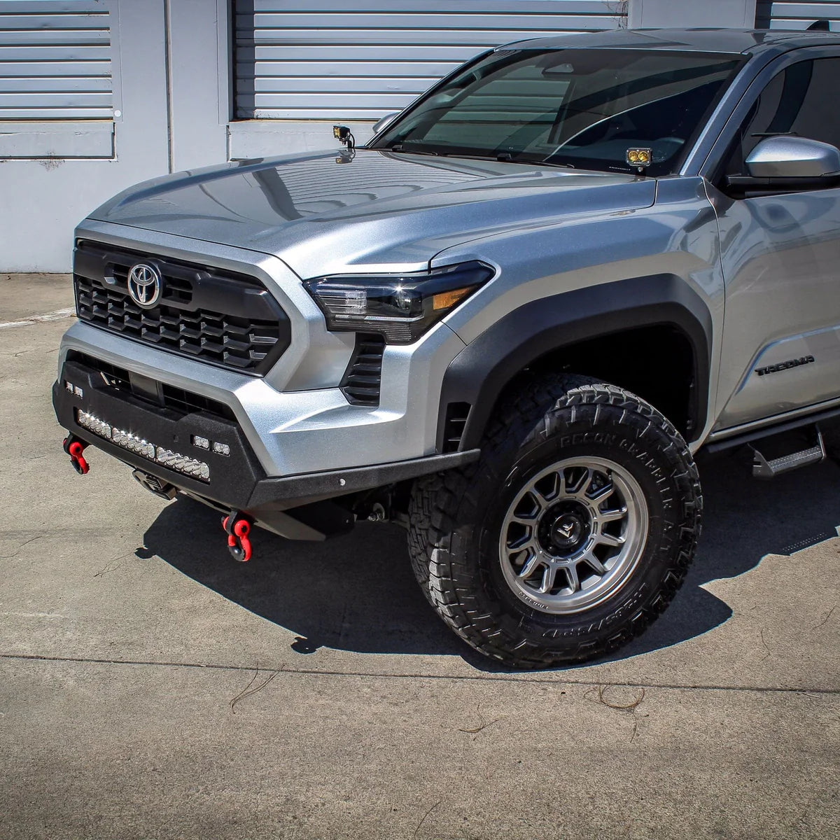 2024+ TOYOTA TACOMA PROLITE HIGH CLEARANCE FRONT WINCH BUMPER Front View