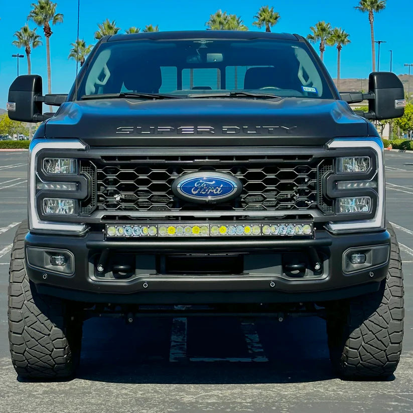 2017-2024 Ford Super Duty Light Mount "Low Pro" Series for 40" Baja Designs OnX6 Arc Light Bar