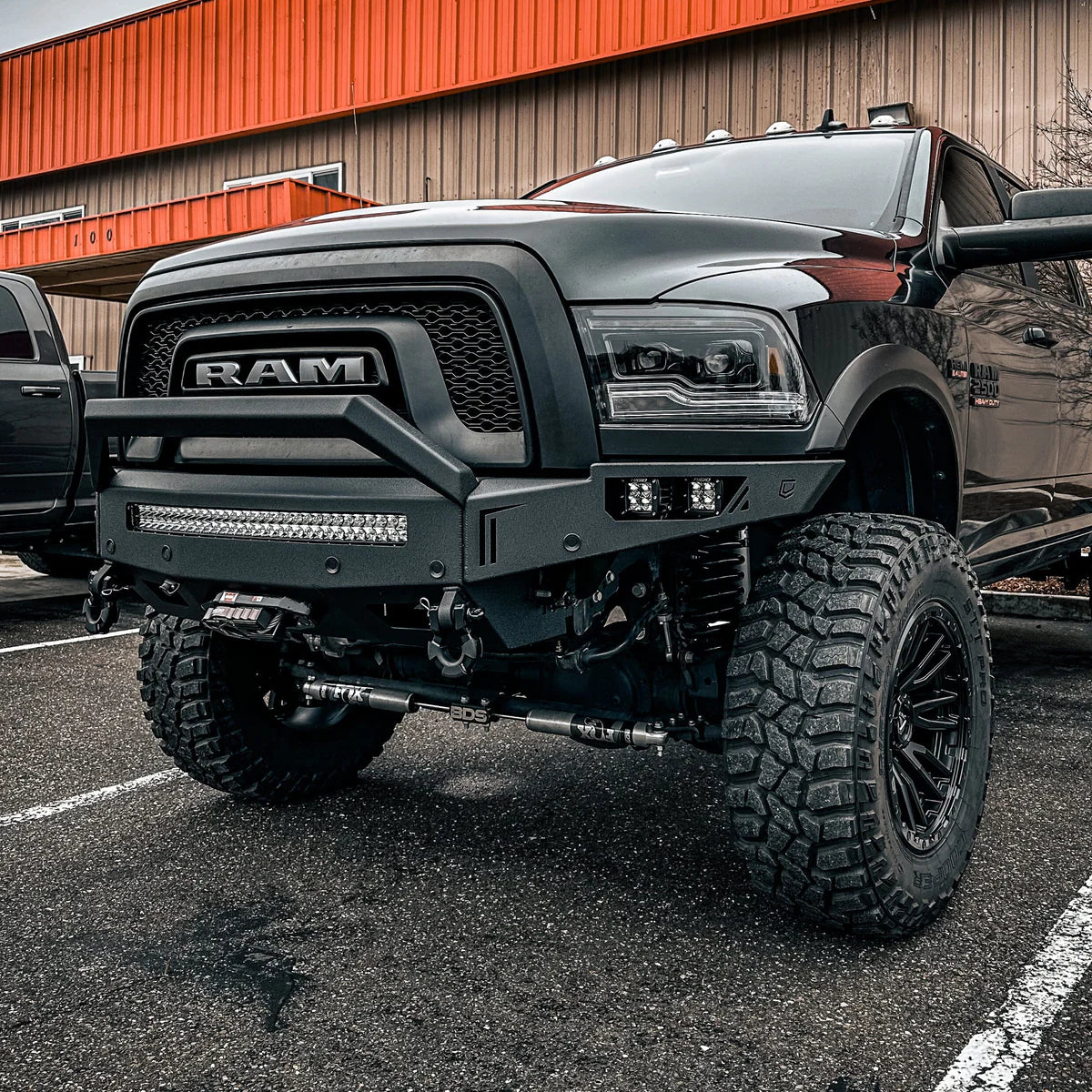 Brush Guard Light Mount Add-On Option (STINGER) Front View