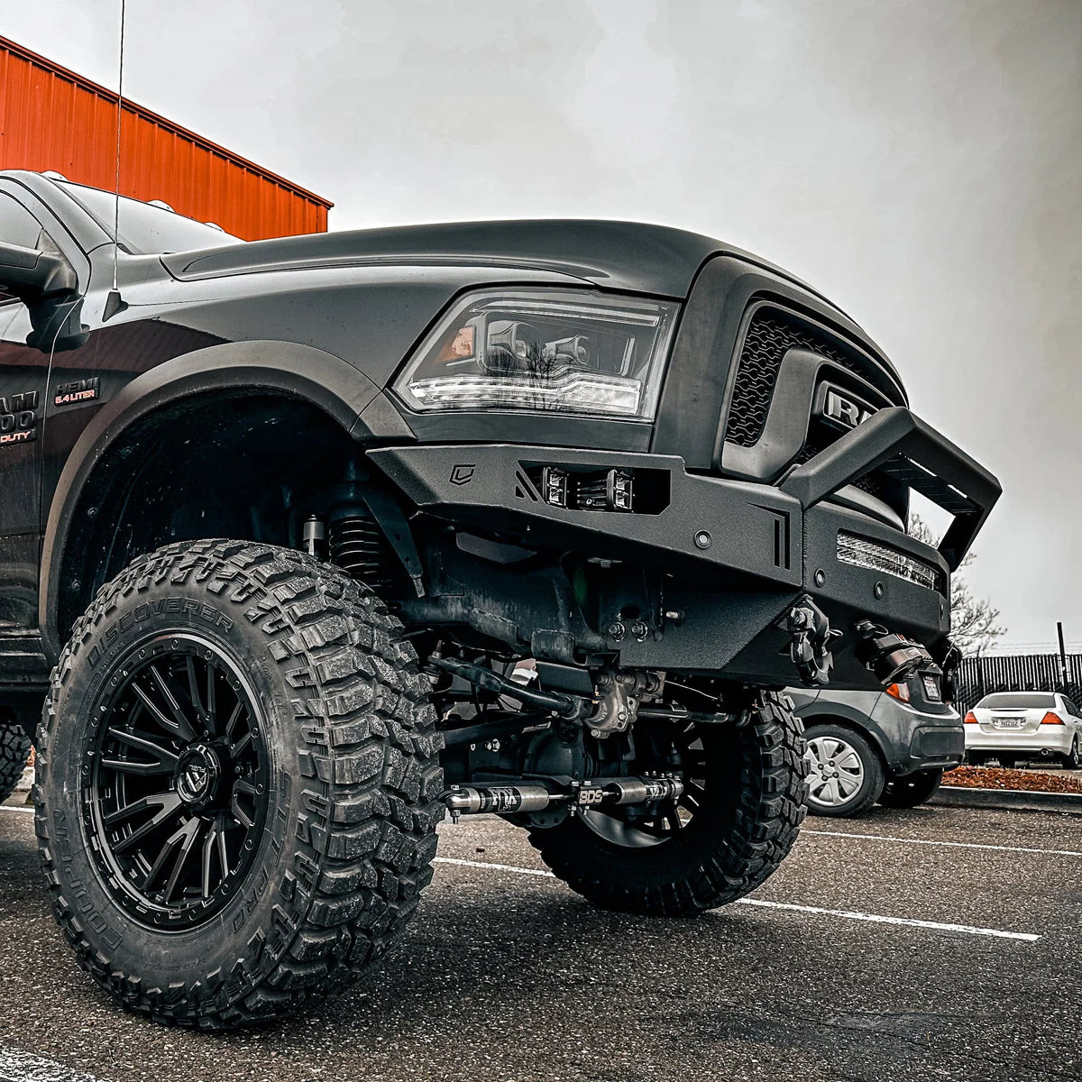 Brush Guard Light Mount Add-On Option (STINGER) Front View