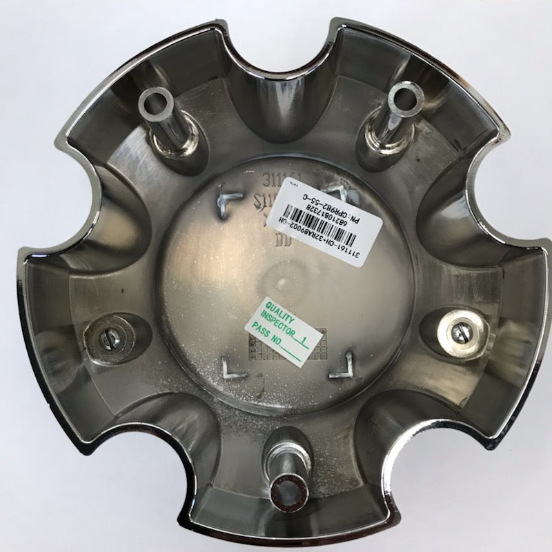 RACELINE 982 RAPTOR CAP CHROME W/SILVER LOGO 5X5.5/5X150