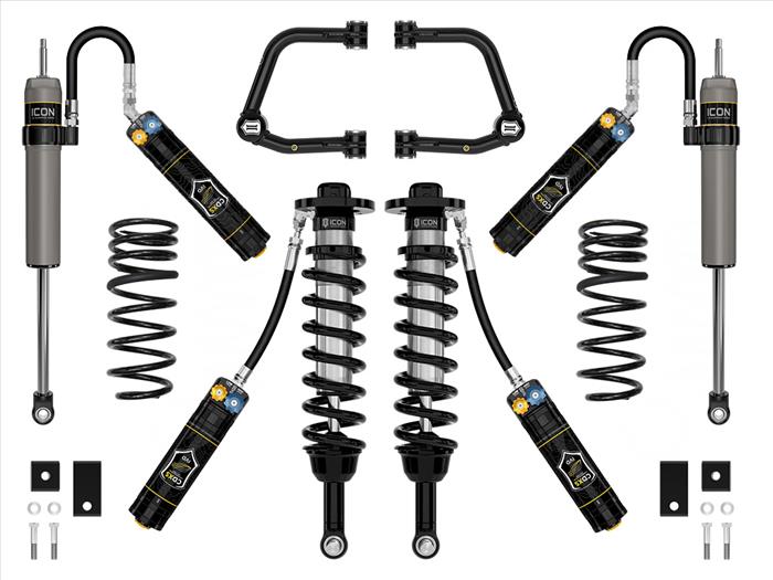ICON 2023-2025 Toyota Sequoia, 3-4.5" Lift, Stage 9 Suspension System, Tubular, CDXS, TRD Front View