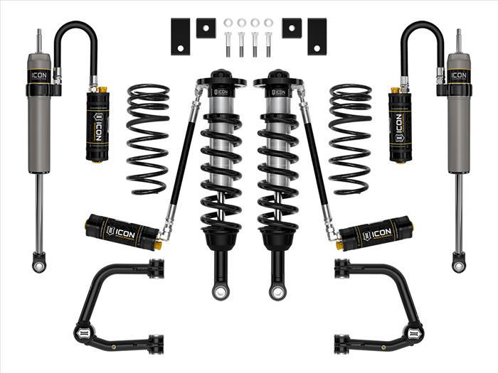 ICON 2023+ Toyota Sequoia, 3-4.5" Lift, Stage 9 Suspension System, Tubular, TRD Front View