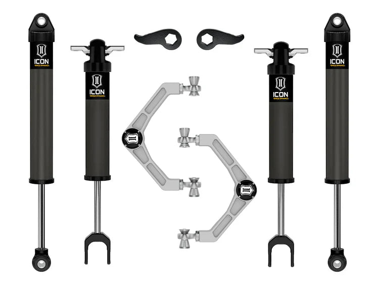 ICON 2020-2026 Chevrolet Silverado/GMC Sierra 2500/3500 HD, 2-3.5" Lift, Stage 1 Suspension System, Billet