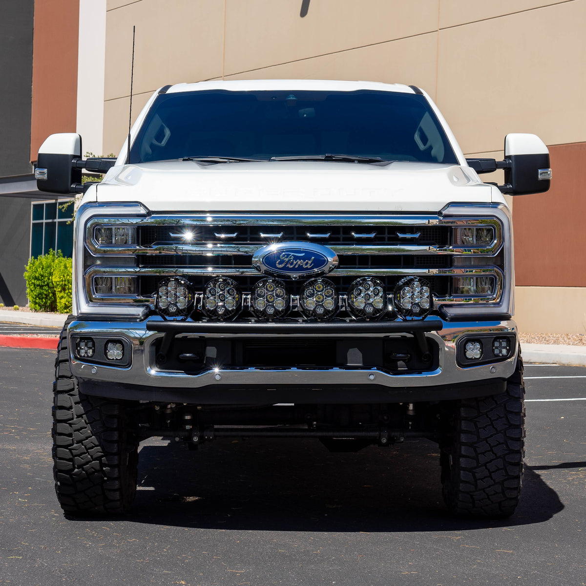 2017-2026 Ford Super Duty Light Mount "The Classic" Trophy Truck Style for 6 Round Lights