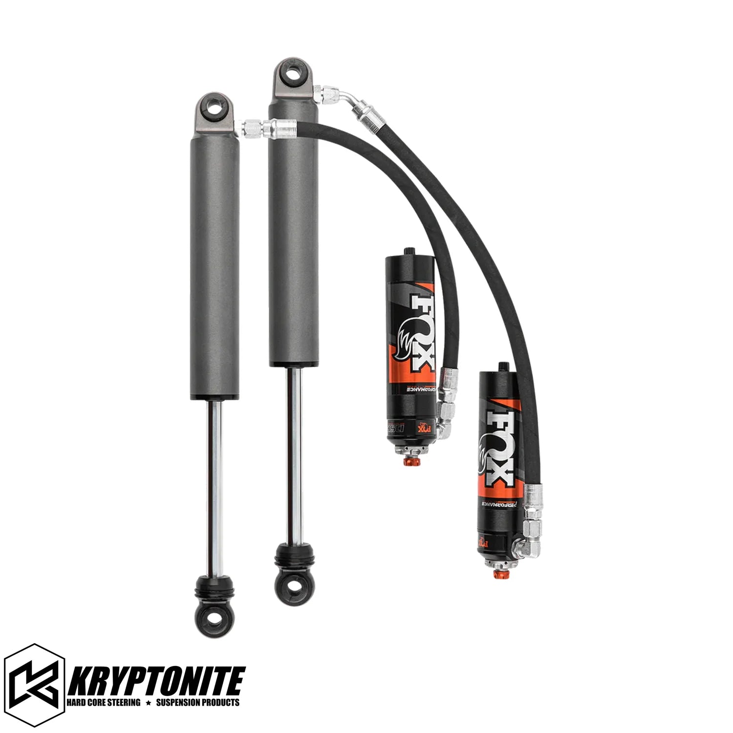 KRYPTONITE STAGE 3 LEVELING KIT WITH FOX PERFORMANCE ELITE SHOCKS 1/2 TON 6 LUG 2019+ AT4/TRAIL BOSS Front View