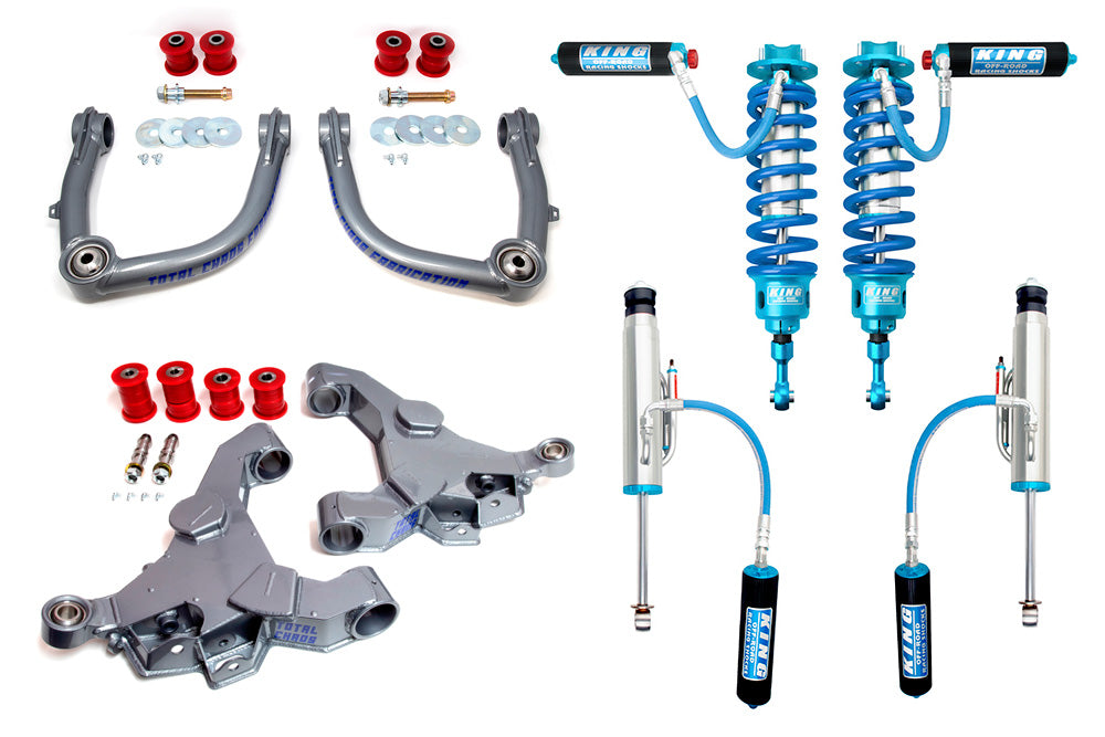 MID TRAVEL LIFT KIT W/ FRONT AND REAR 3.0 INCH DIAMETER ADJUSTABLE SHOCKS - LAND CRUISER 200