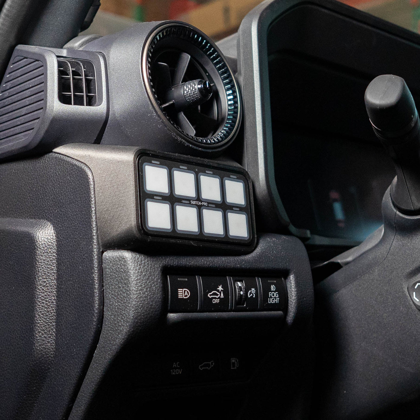 2024+ LC250 SDHQ Built Switch Pros SP9100 Kit keypad mount installed