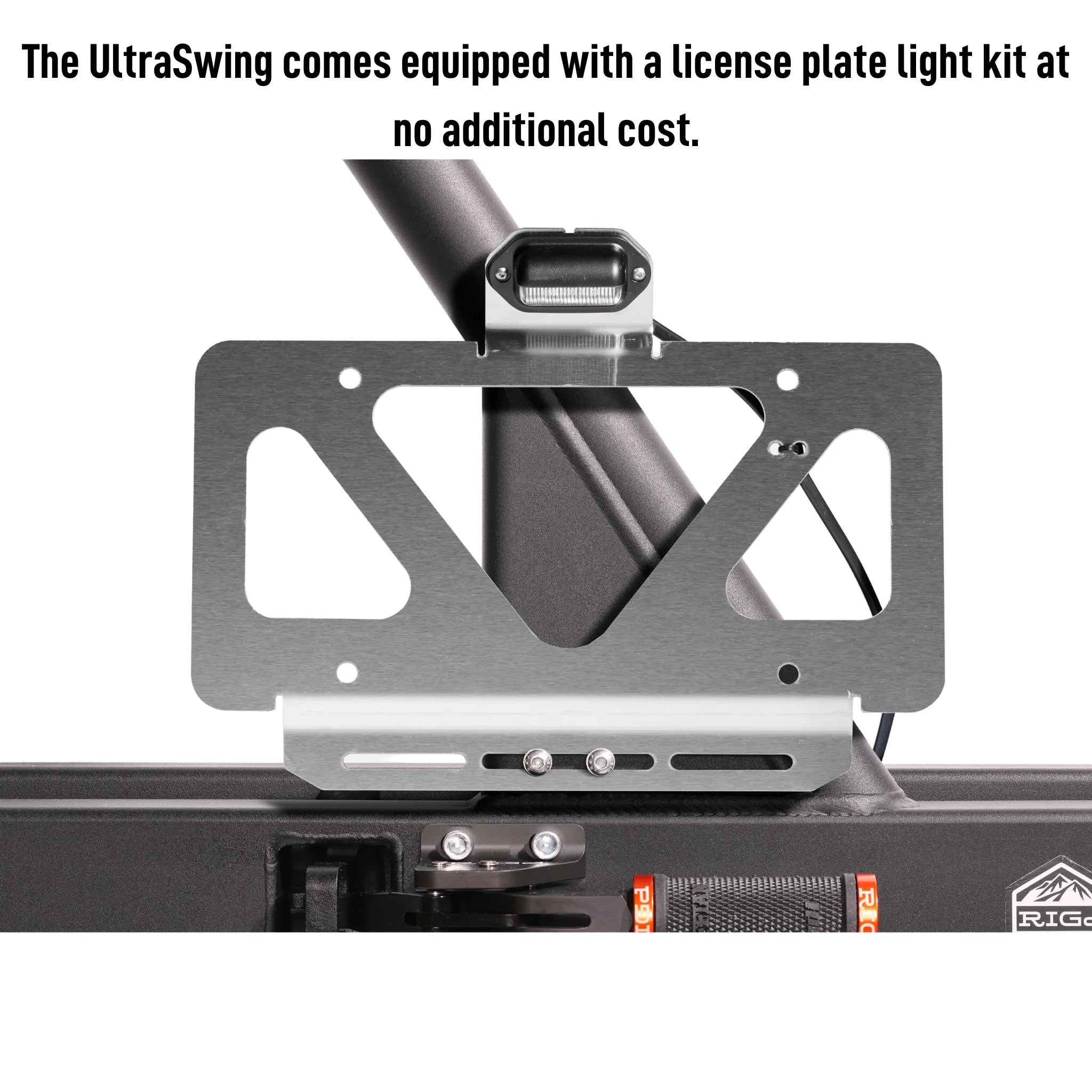 UltraSwing Multi-Fit Spare Tire Hitch Mount | RiGd Supply Front View