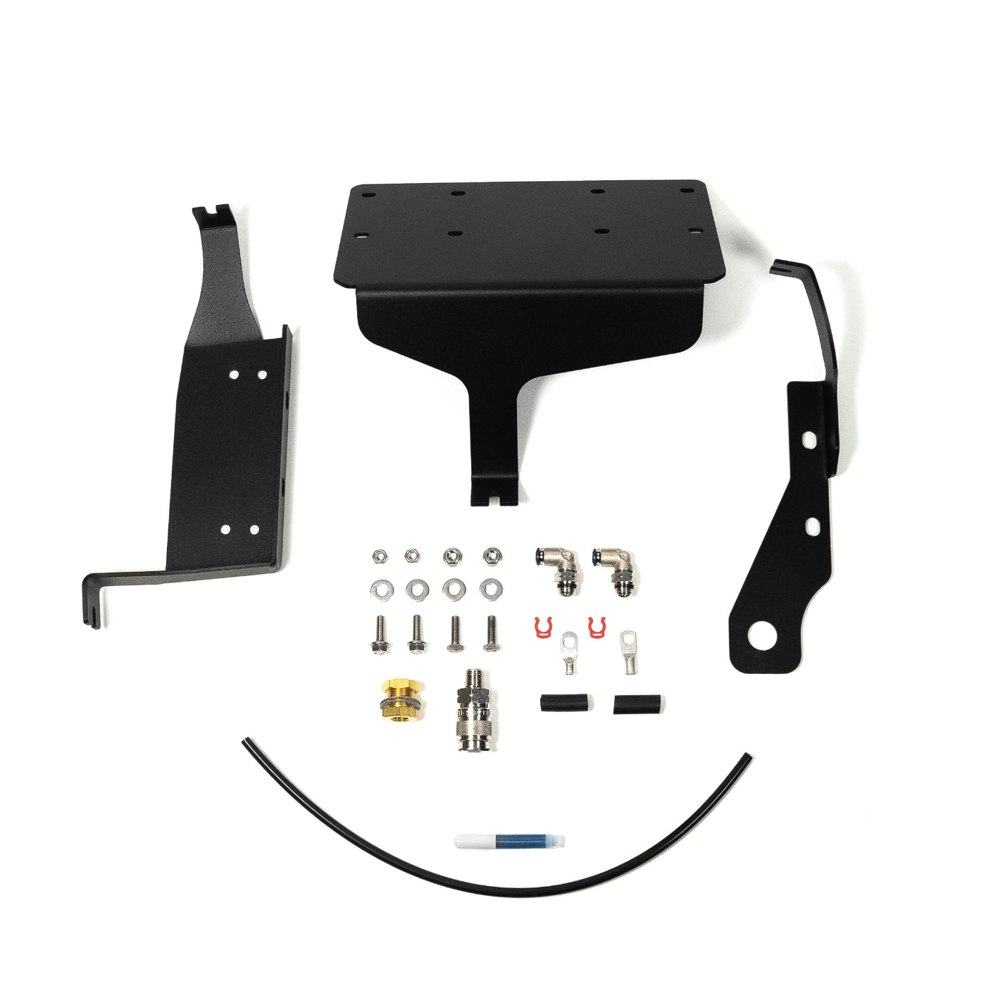 '08-21 Lexus LX570 SDHQ Built ARB Air Compressor Mount display of included parts and hardware