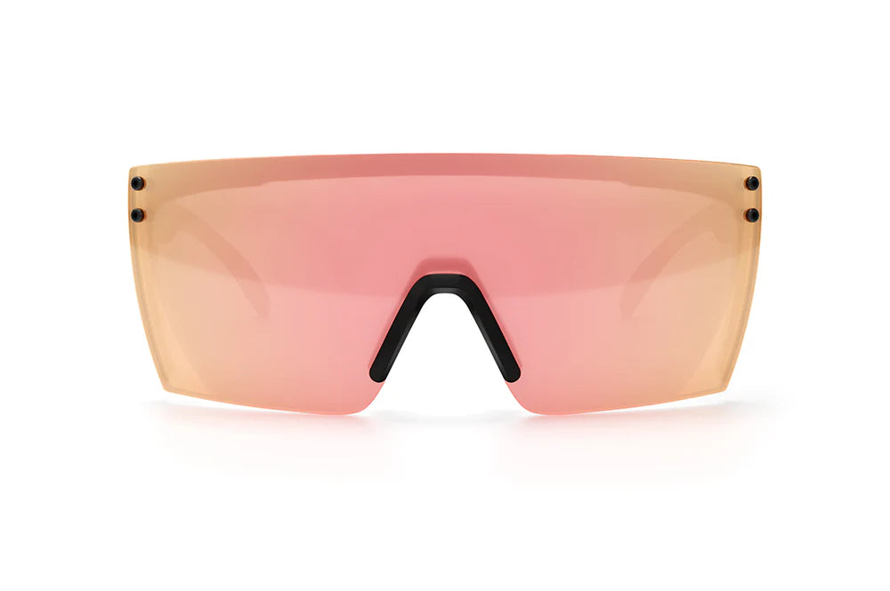 Lazer Face H2O | Black Frame - Rose Gold Lens Front View