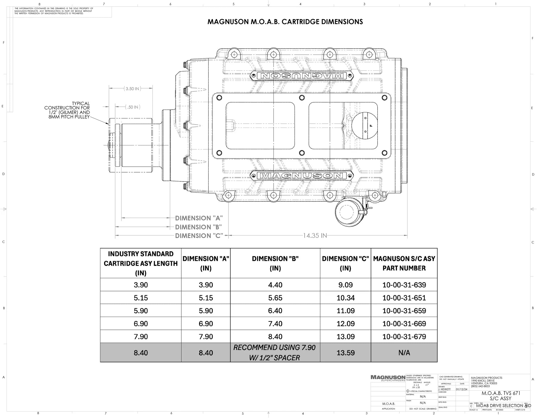 M.O.A.B. Mother of All Blowers TVS3100 Supercharger