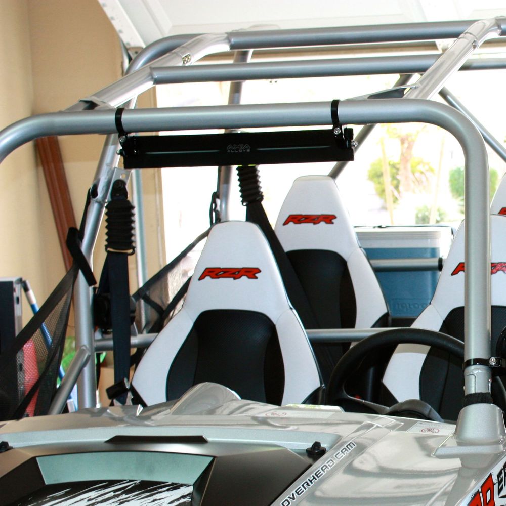 17″ Wide Panoramic Rearview Mirror – 1.5″ Arms Front View