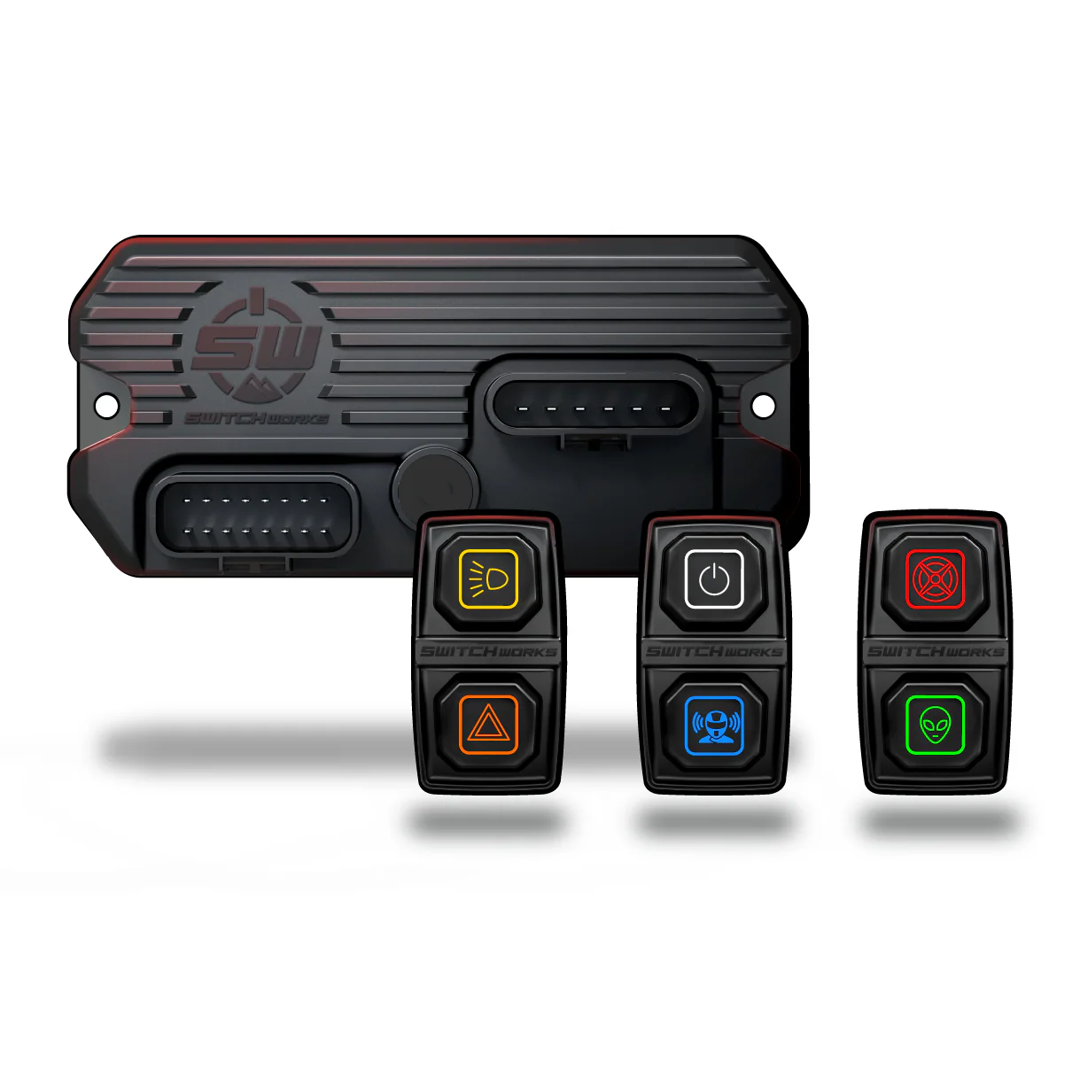 Sierra6, 6-Switch, 3-Rocker Electronic Accessory Smart Switcher - Universal