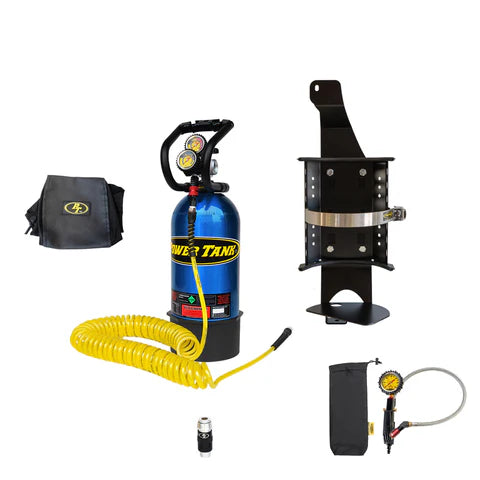 10 lb. 4Runner Edition Power Tank | Candy Blue | XP400 Regulator Front View