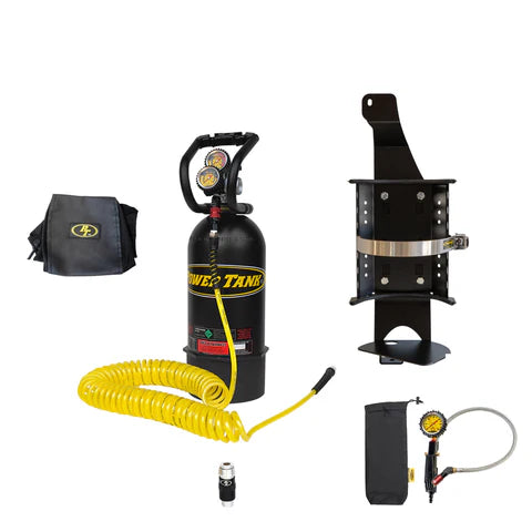 10 lb. 4Runner Edition Power Tank | Matte Black | XP400 Regulator Front View