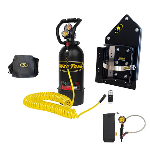 10 lb. 4 Door Bronco Edition Power Tank (6th Gen 2021+) | Matte Black | XP400 Regulator Front View