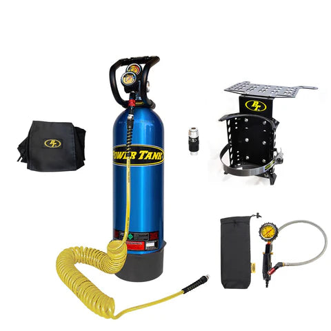 15 lb. BTS Edition Power Tank - Fits 4 Door Wranglers JKU & JLU | Candy Blue | HP250i Regulator