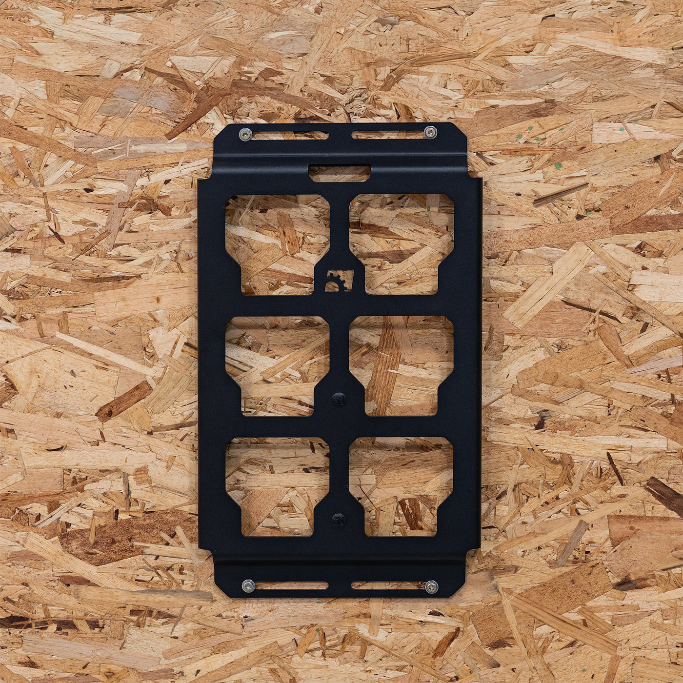 BUILTRIGHT Mounting Plate For Milwaukee PACKOUT System Front View