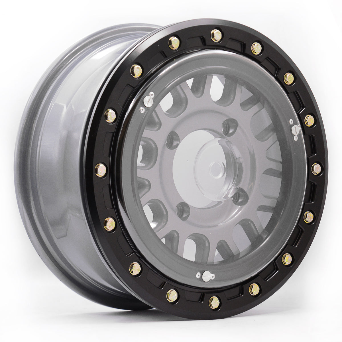 Raceline Mud Guard Kit 15" (Plastic) Front View