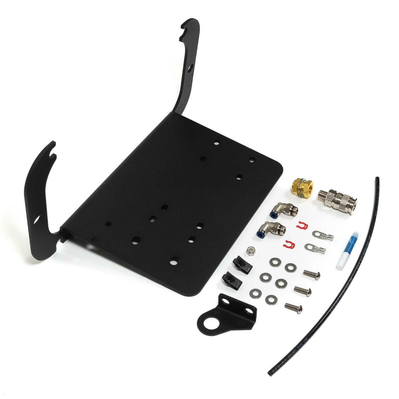 '13-24 Ram 2500/3500 SDHQ Built ARB Air Compressor Mount display of included parts and hardware