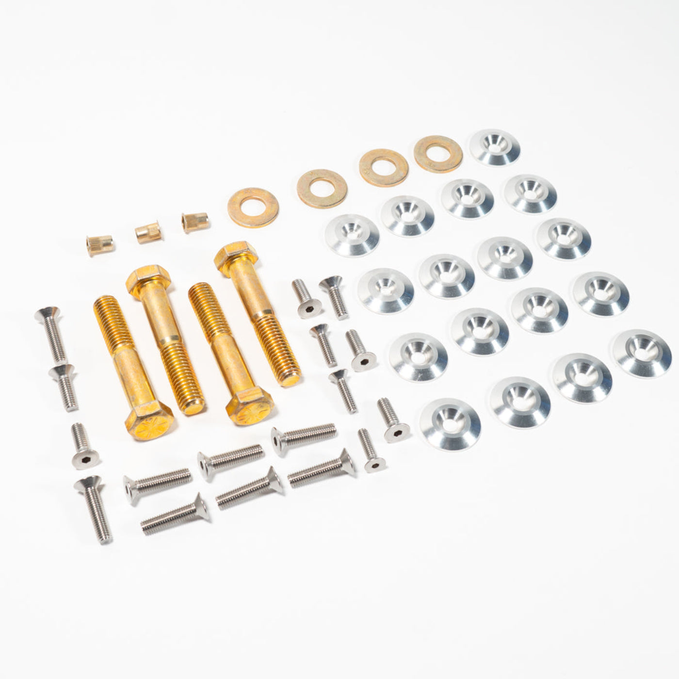 '19-26 Ram 2500/3500 Powerwagon Skid Plate System display of included hardware