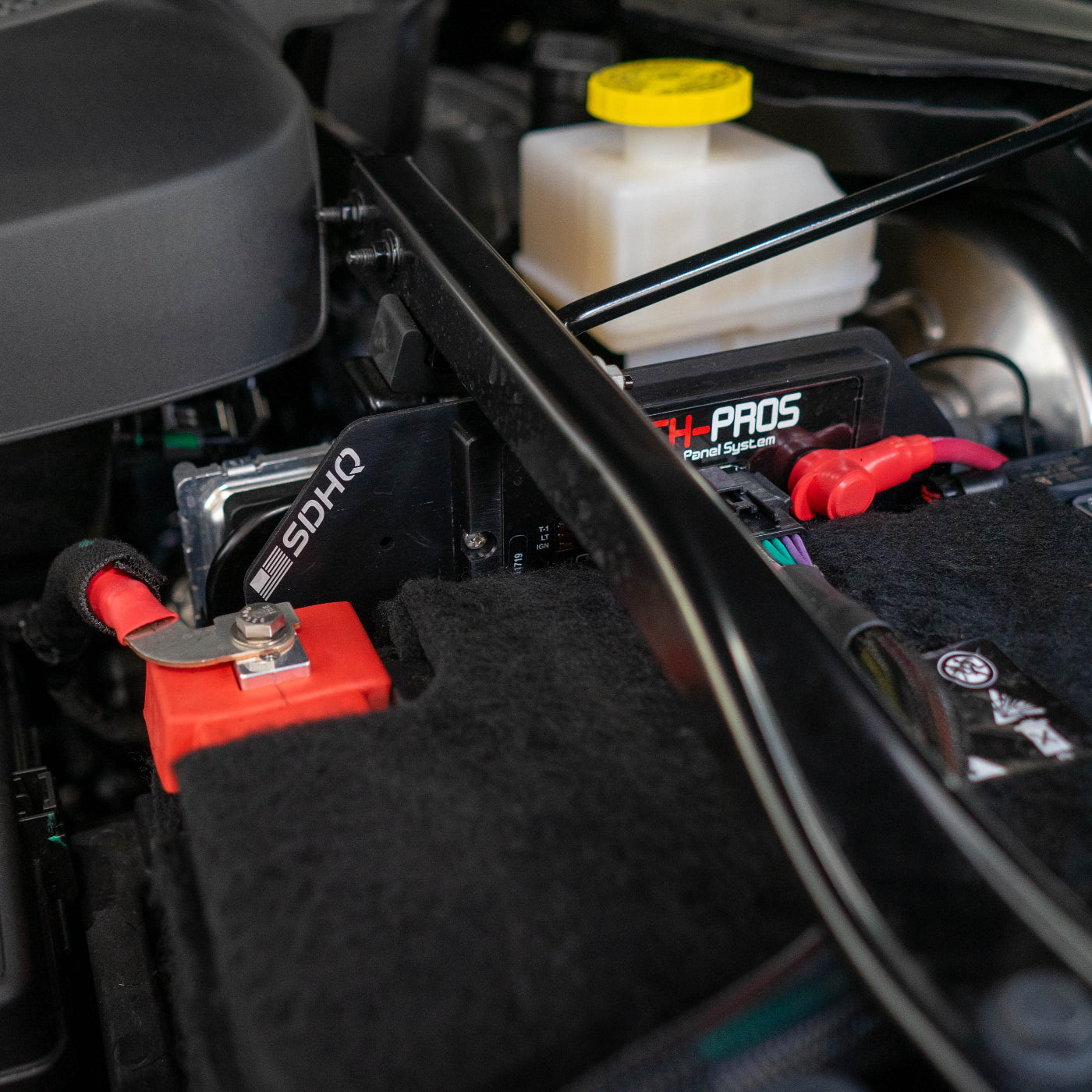 SDHQ Built 2025 Ram RHO SDHQ Built Complete Switch Pros Mounting Kit display of power module mount installed