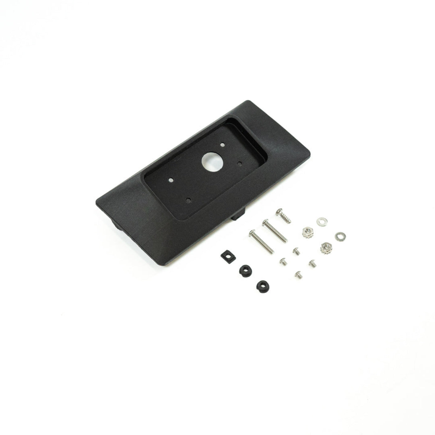 '24 Ford Ranger/Ranger Raptor Overhead Switch Pros Keypad Mount display of included parts and hardware