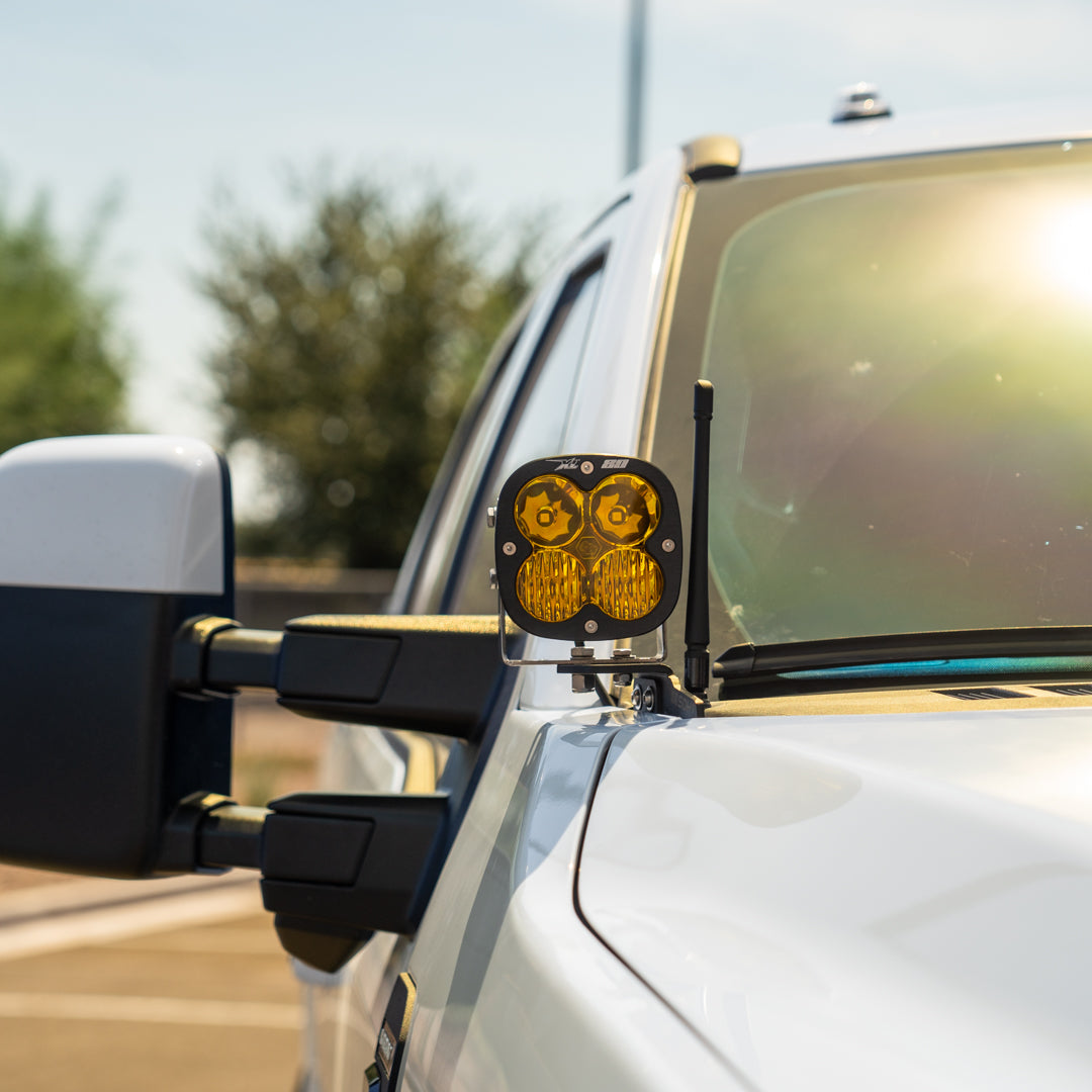 '23-24 FORD SUPER DUTY SDHQ BUILT A-PILLAR LIGHT MOUNTS