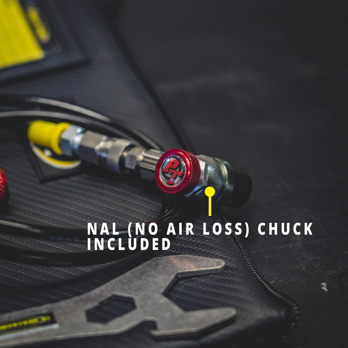 Shock Inflator with Gauge Tool