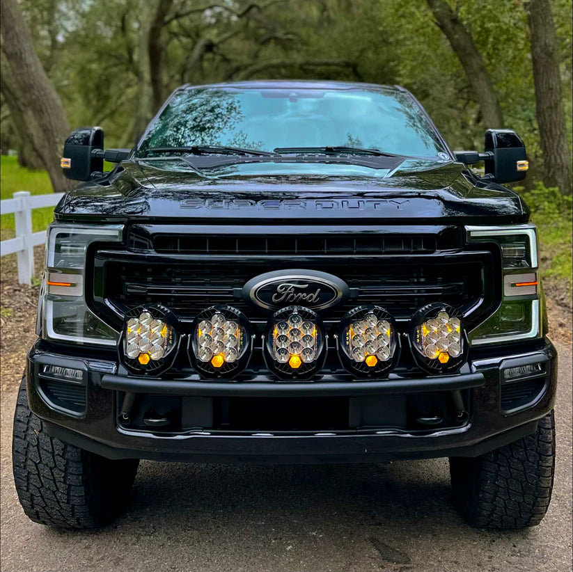 2017-2024 Ford Super Duty Light Mount "The Classic" Trophy Truck Style for 5 Round Lights