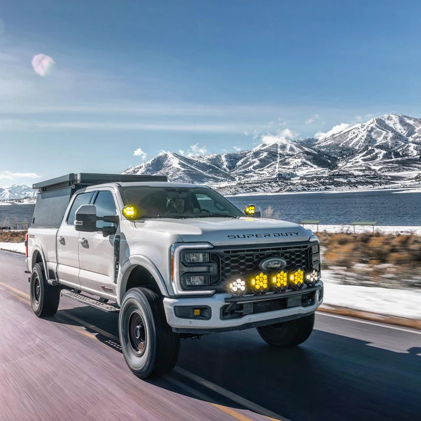 2017-2024 Ford Super Duty Light Mount "The Classic" Trophy Truck Style for 5 Round Lights