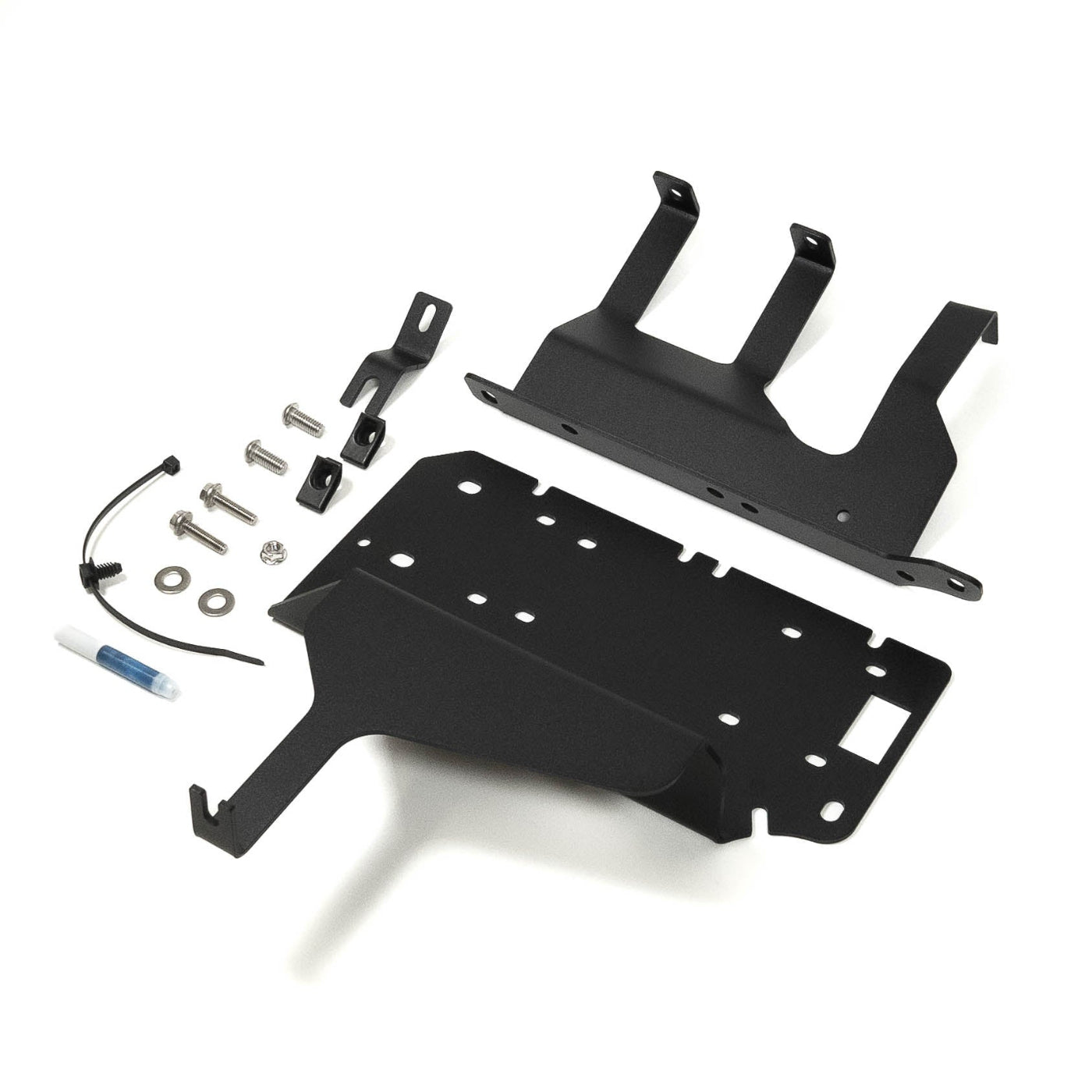'08-22 Toyota Sequoia SDHQ Built ARB Air Compressor Mount display of included parts and hardware