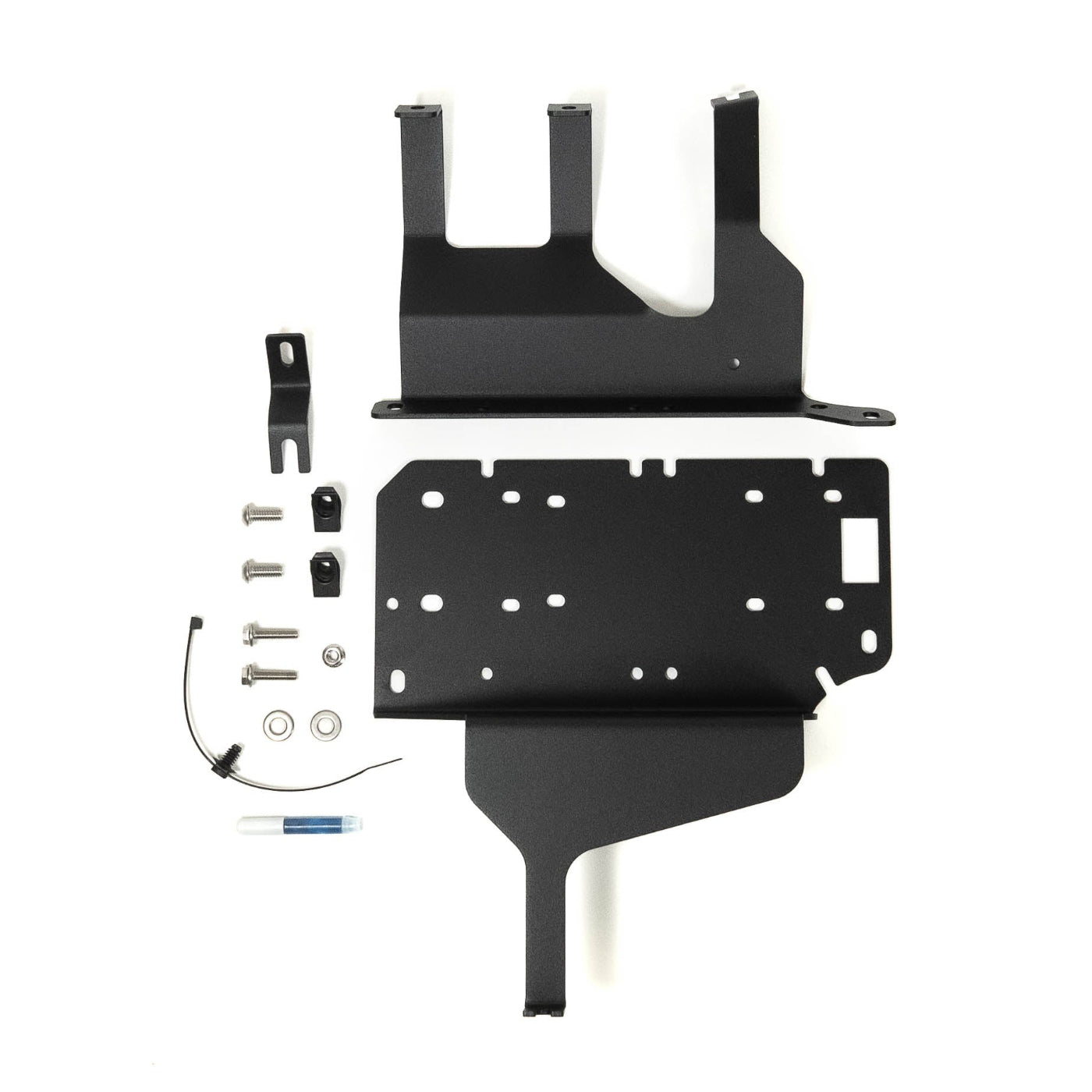 '08-22 Toyota Sequoia SDHQ Built ARB Air Compressor Mount display of included parts and hardware