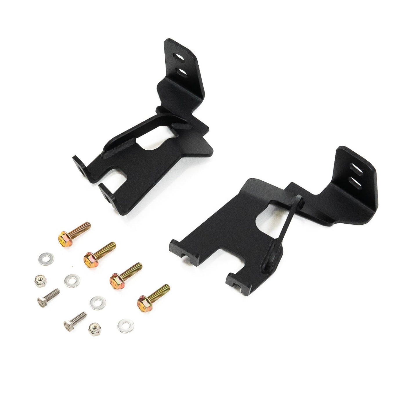 '23-26 Toyota Sequoia SDHQ Built A-Pillar Light Mounts display of included parts and hardware