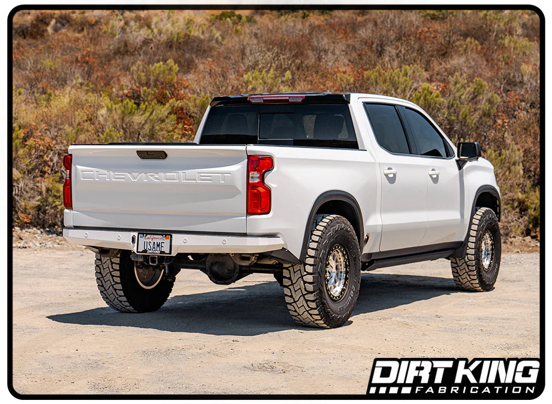 2019-2025 GM 1500 2.5 Smooth Body Shocks | DCA Piggyback Reservoir Front View