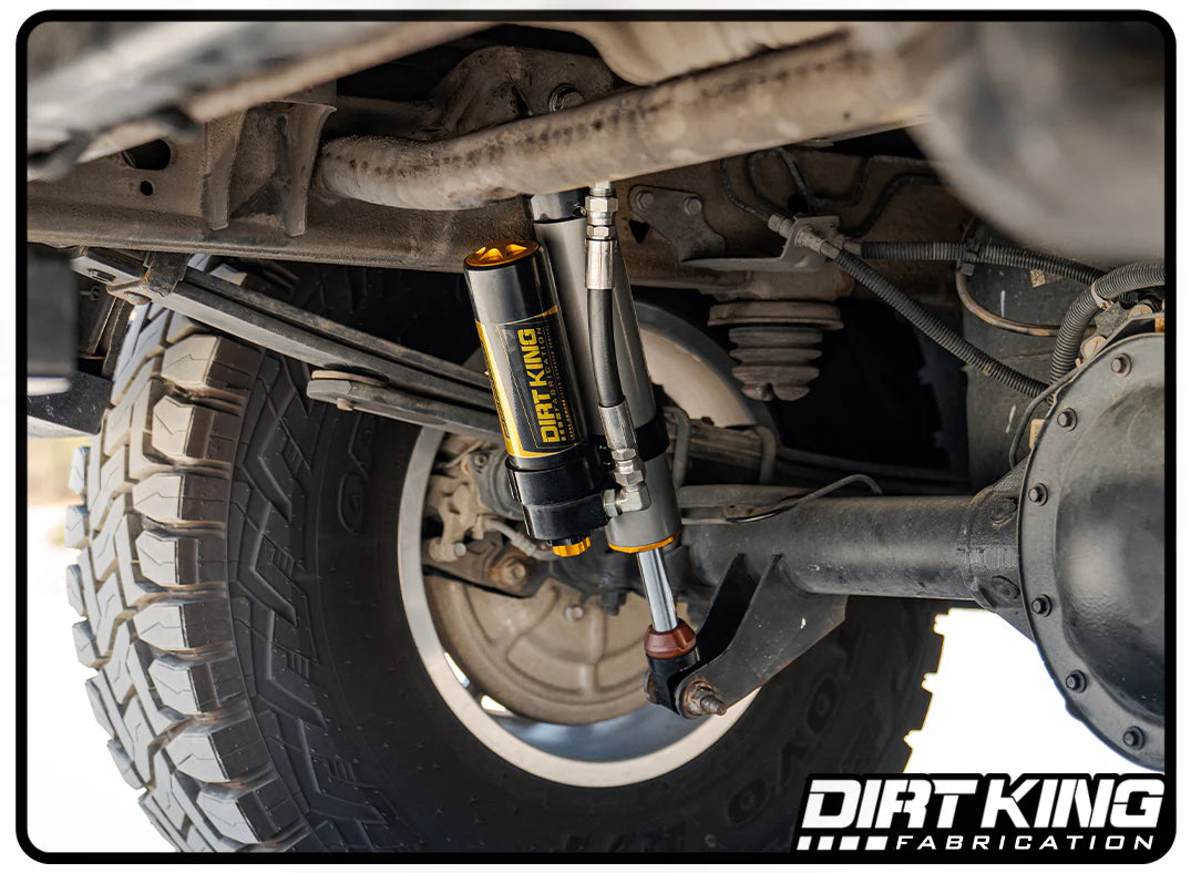 2019-2025 GM 1500 2.5 Smooth Body Shocks | DCA Piggyback Reservoir Front View