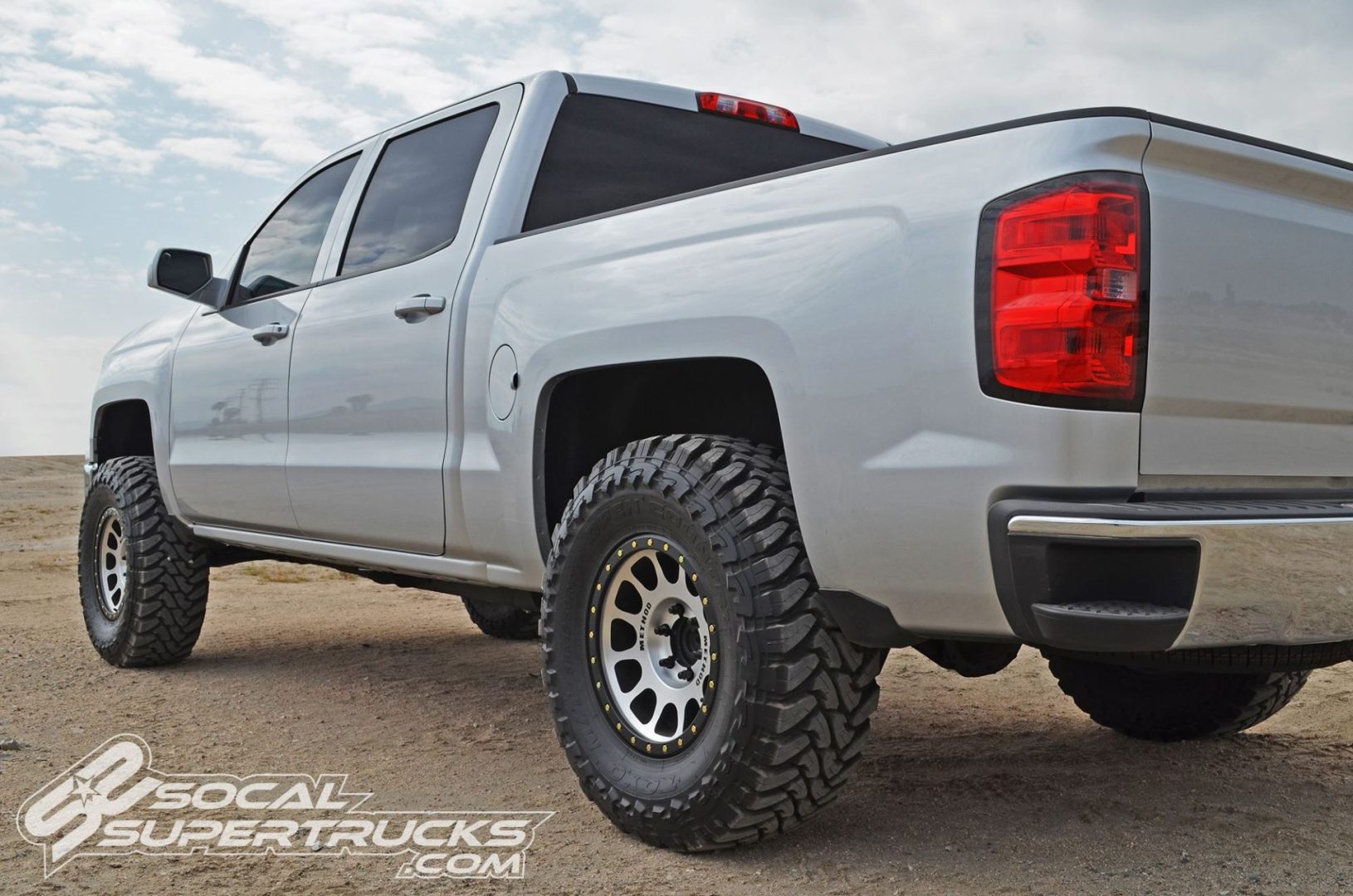 CST 14-18 GM 1500 2wd 3.5-5.5″ Lift Spindle Kit (Stamp. Steel/Cast Alum.) Front View